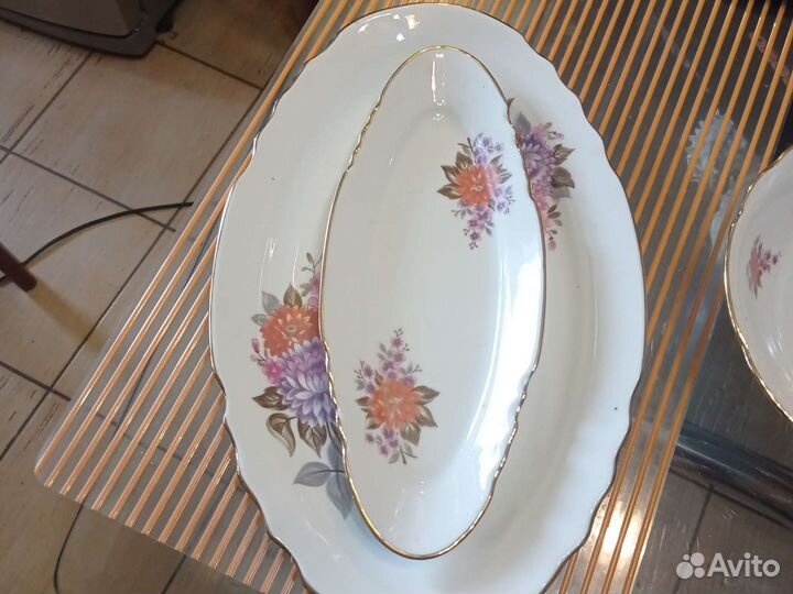 Сервиз столовый.32 предмета.Дулево.Хризантемы