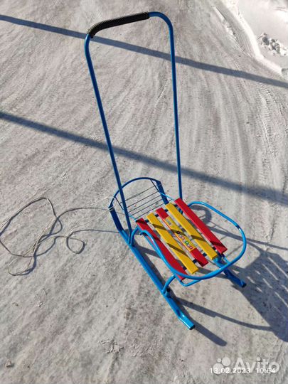 Детские зимние санки