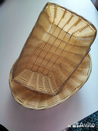 Корзинки плетенные для хранения