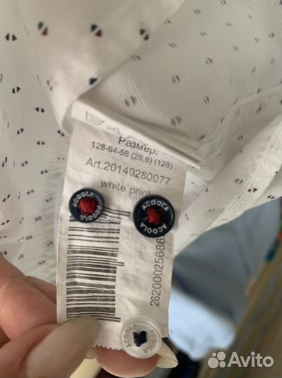 Рубашка на мальчика 128