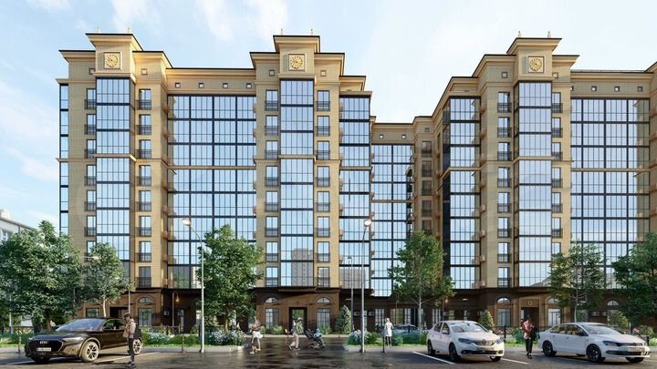 1-к. квартира, 43,3 м², 8/9 эт.