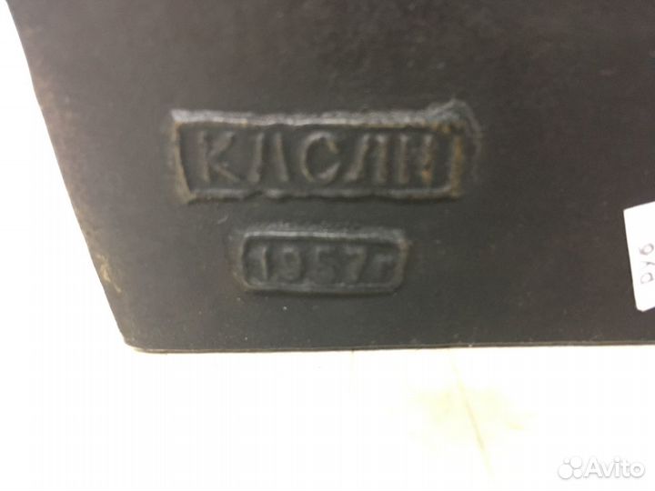 Каслинское литье. Бюст Дзержинского 1957