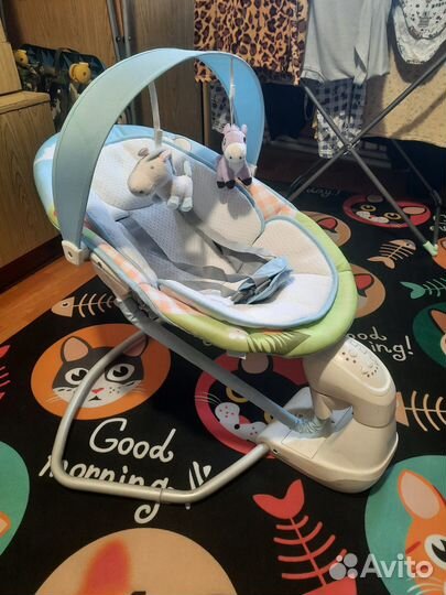 Шезлонг детский электрический