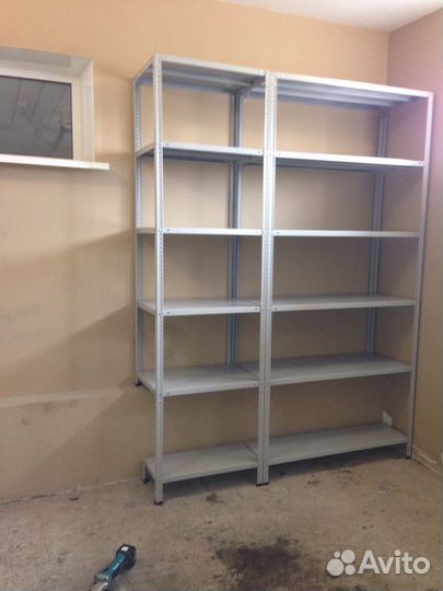 Стеллаж металлический В*200хШ*100xгл*50, 4 полки