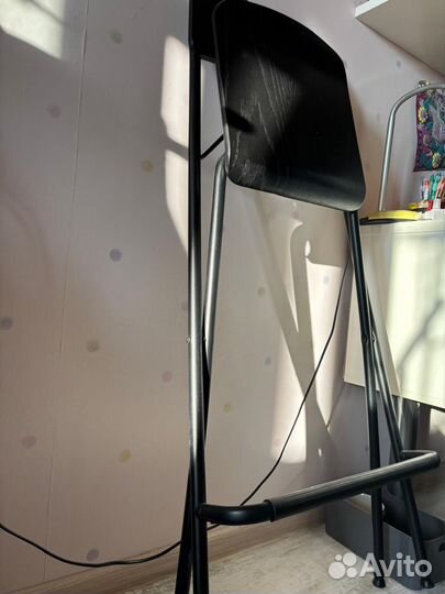 Барный стул складной IKEA Франклин,чёрный