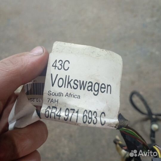 Проводка двери задняя левая Volkswagen Polo