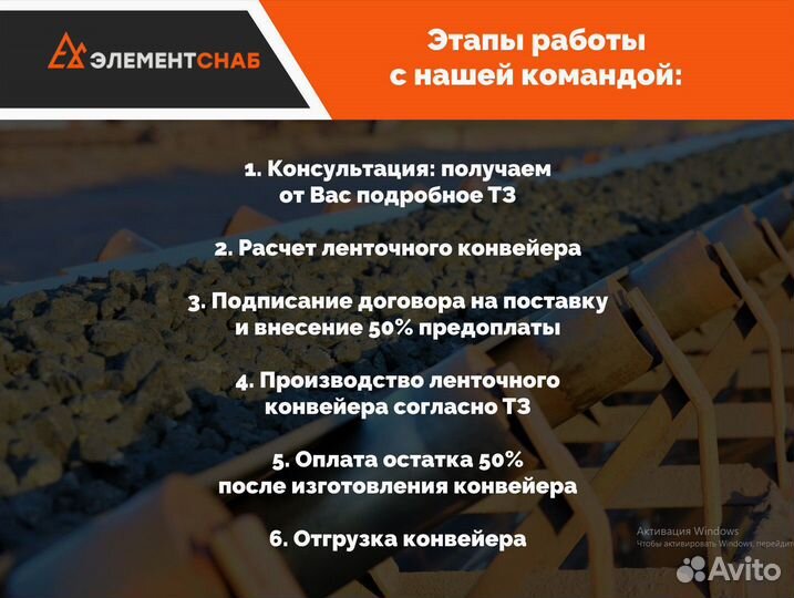 Лента транспортерная конвейерная резинотканевая