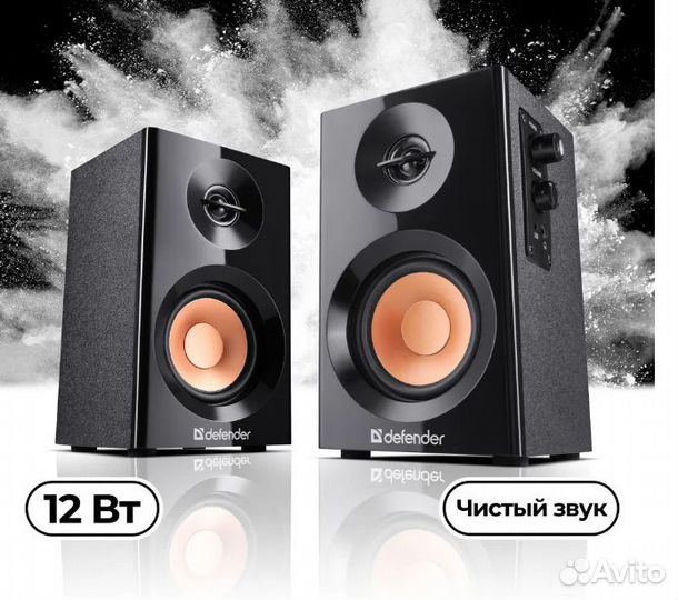 Компьютерные колонки 2.0 Defender aurora S12