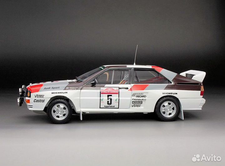 Audi Quattro A2 №5 Rally Sanremo 1983 1/18