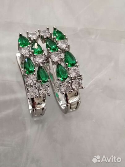 Серьги серебряные 925 разные