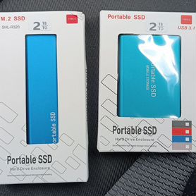 SSD M.2, hp, mi, Portable-2Тб внешн.диски