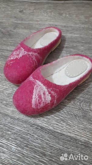 Валяная домашняя обувь