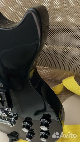 Электрогитара Epiphone les paul studio lt ebony