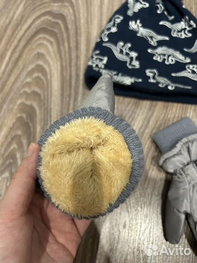 Шапка для мальчика и краги