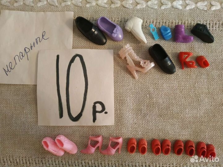 Аксессуары обувь одежда для барби кена кукол