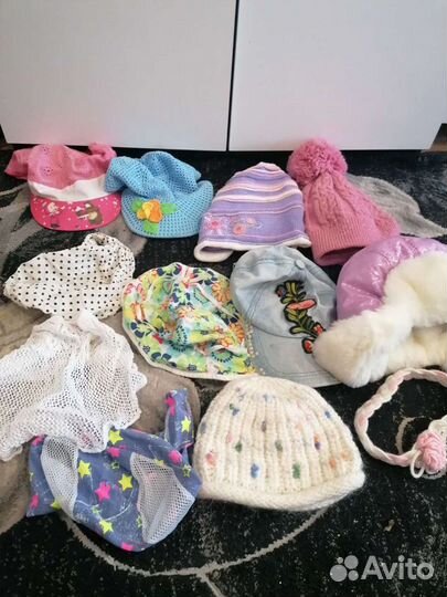 Продажа шапок на девочку 7 лет