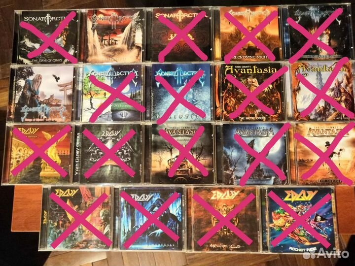 CD диски, Зарубежный рок и метал