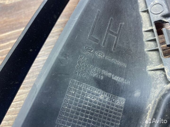 Рамка противотуманной фары левой Kia Carnival 2020