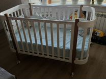 Кровать Happy Baby mummy lux с маятником