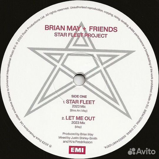 Виниловая пластинка May, Brian - Star Fleet Sessio