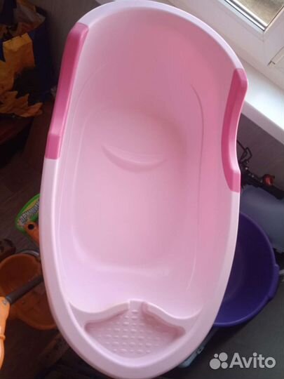 Ванночка для купания с горкой