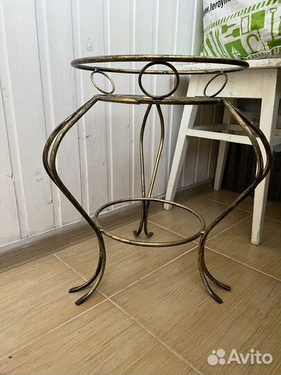 Подставка для цветов напольная металлическая