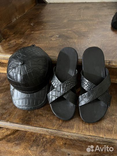 Кепка тапочки крокодил