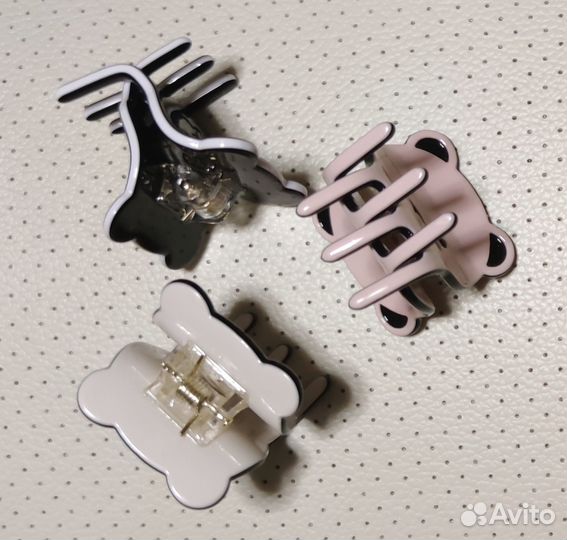 Краб для волос Mon PlaisiR 10-37** Мишка Франция