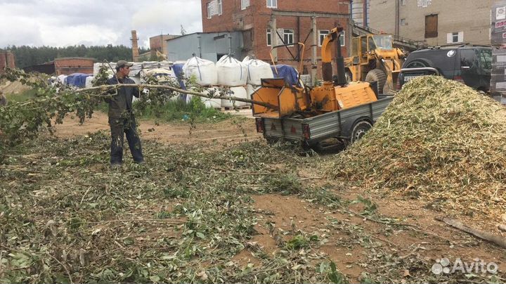 Расчистка территории / Измельчитель дерева