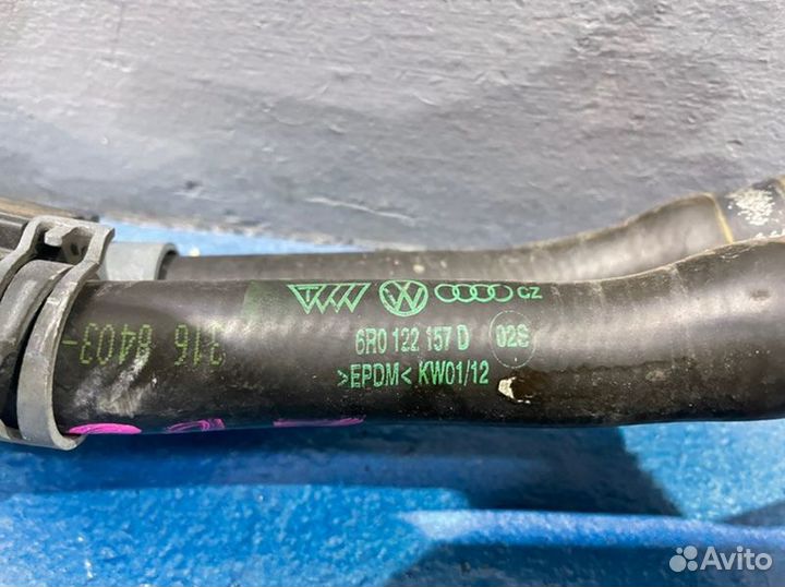 Патрубок печки Volkswagen Polo 5 6R