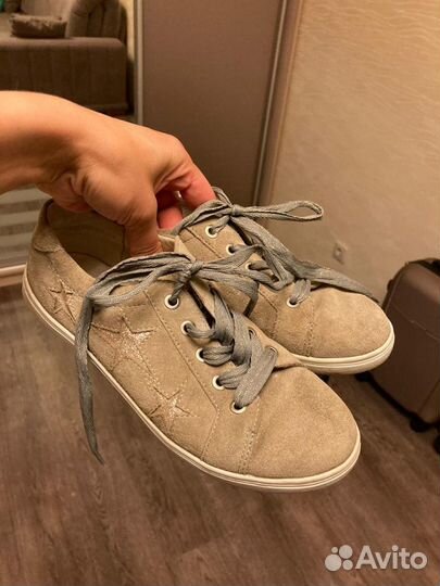 Кеды замшевые