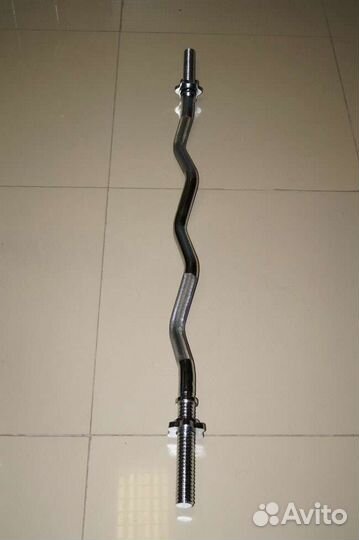 Гриф W-образный хром. d-30мм L-120см