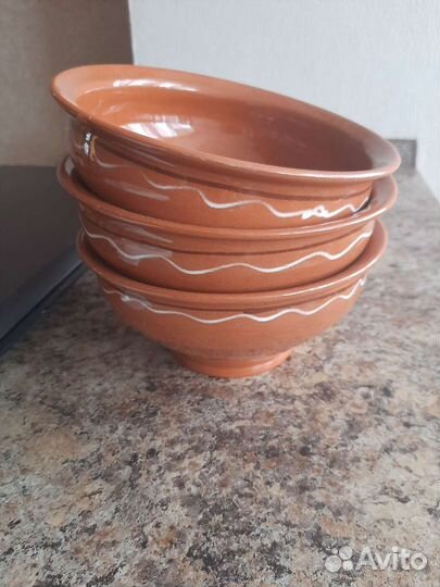 Супница и пиалы керамические