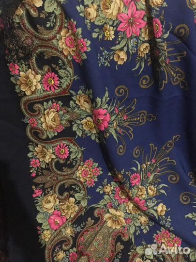 Платок шаль Павлопосадский