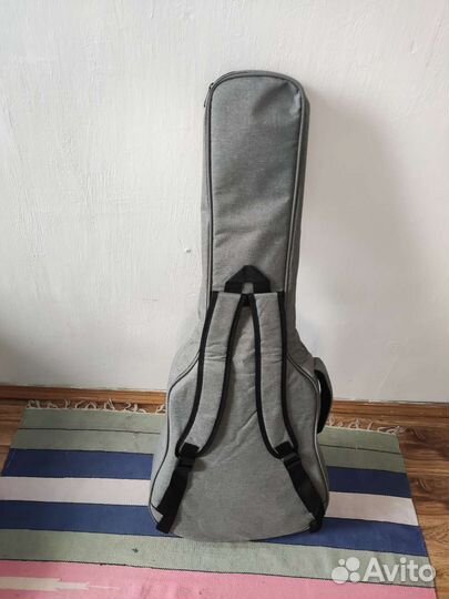 Чехол для акустической гитары 10 мм серый