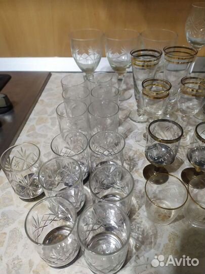 Рюмки, стопки, бокалы