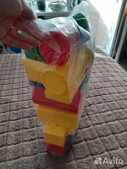 Кубики пластиковые