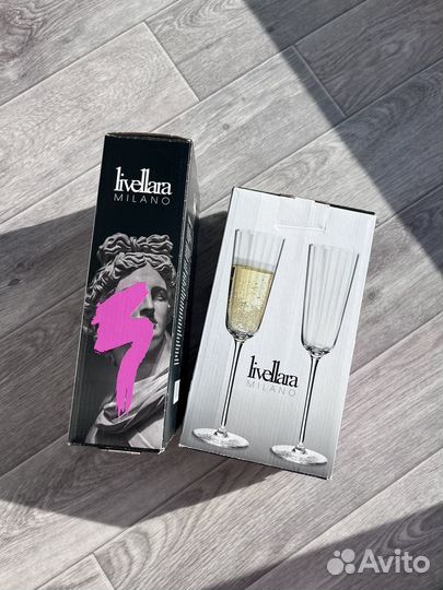 Бокалы для шампанского livellara