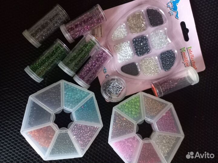 Бисер для бисероплетения пакетом