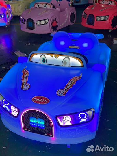 Аттракцион светящиеся машинки, электромобиль