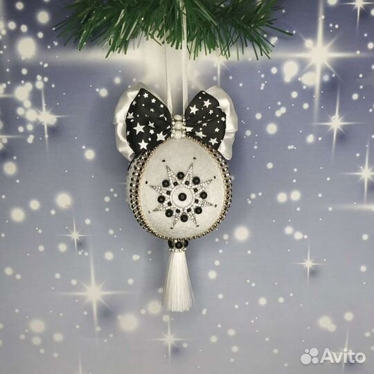 Ёлочные игрушки ручной работы. Набор