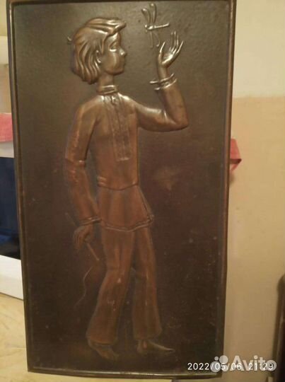 Картина медная чеканка