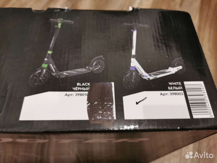 Самокат Tech Team City Scooter Белый Новый