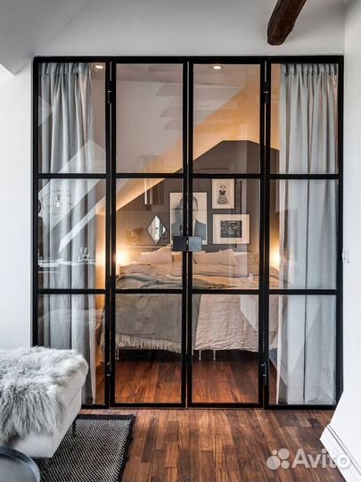 Межкомнатные перегородки из стекла