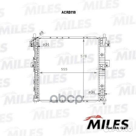 Радиатор ssangyong actyon 2.0-2.3 06- паяный ac