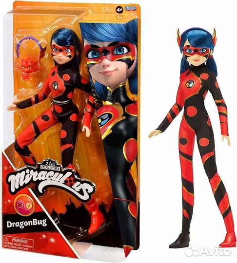 Кукла Ladybug Dragonbug оригинал