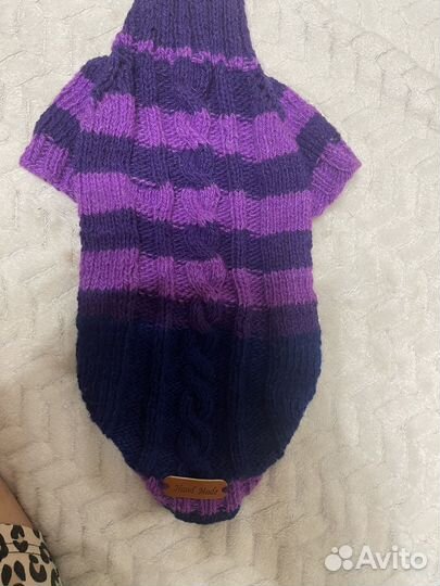 Одежда для собак ручной вязки