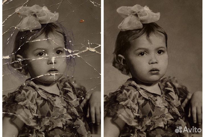 Ретушь старых фотографий