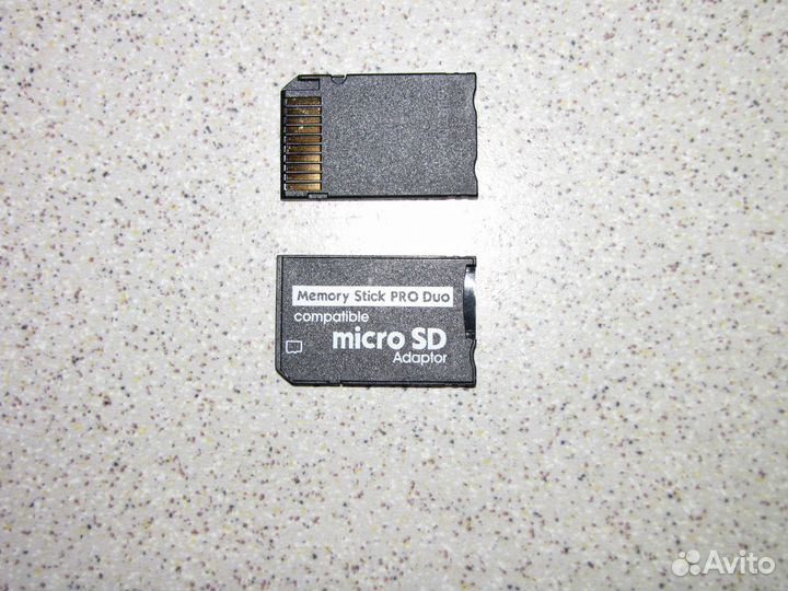 MS Pro Duo адаптер для micro SD карт