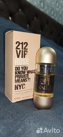 Духи женские 212 VIP 30ml.Carolina Herrera